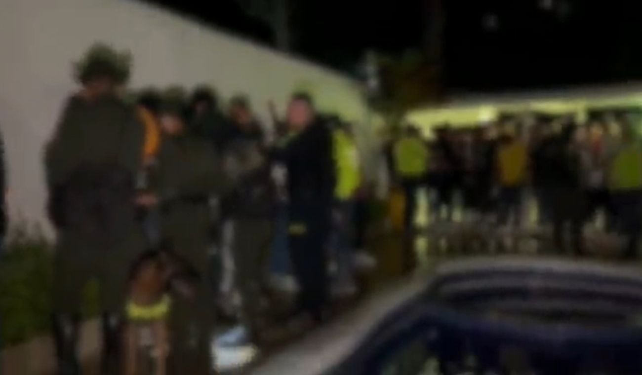 Fiesta clandestina en Floridablanca