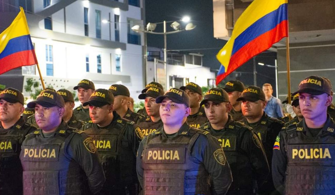 Policías en Barrancabermeja