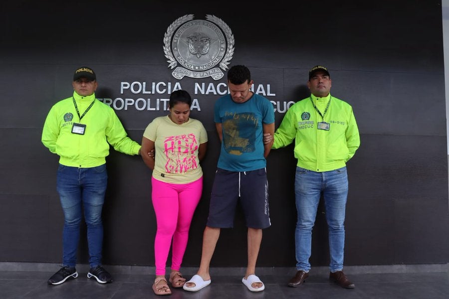 Capturan a pareja por delito de trata de personas en Cúcuta
