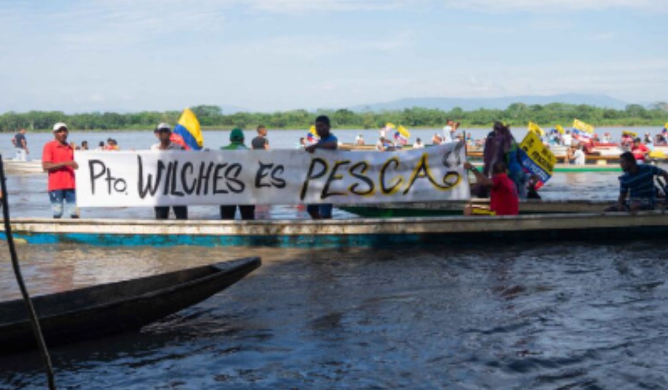 Pescadores de Puerto Wilches, Santander