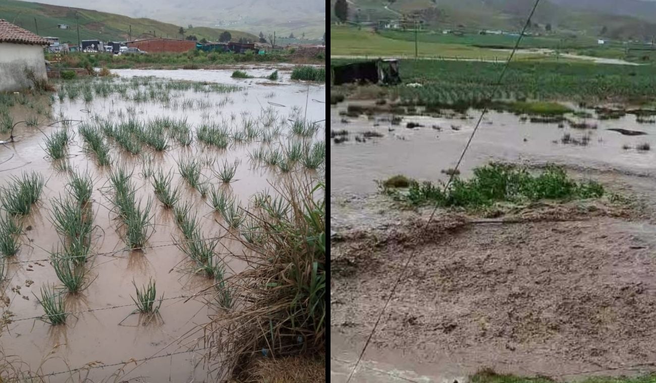 Fuertes lluvias en Tona