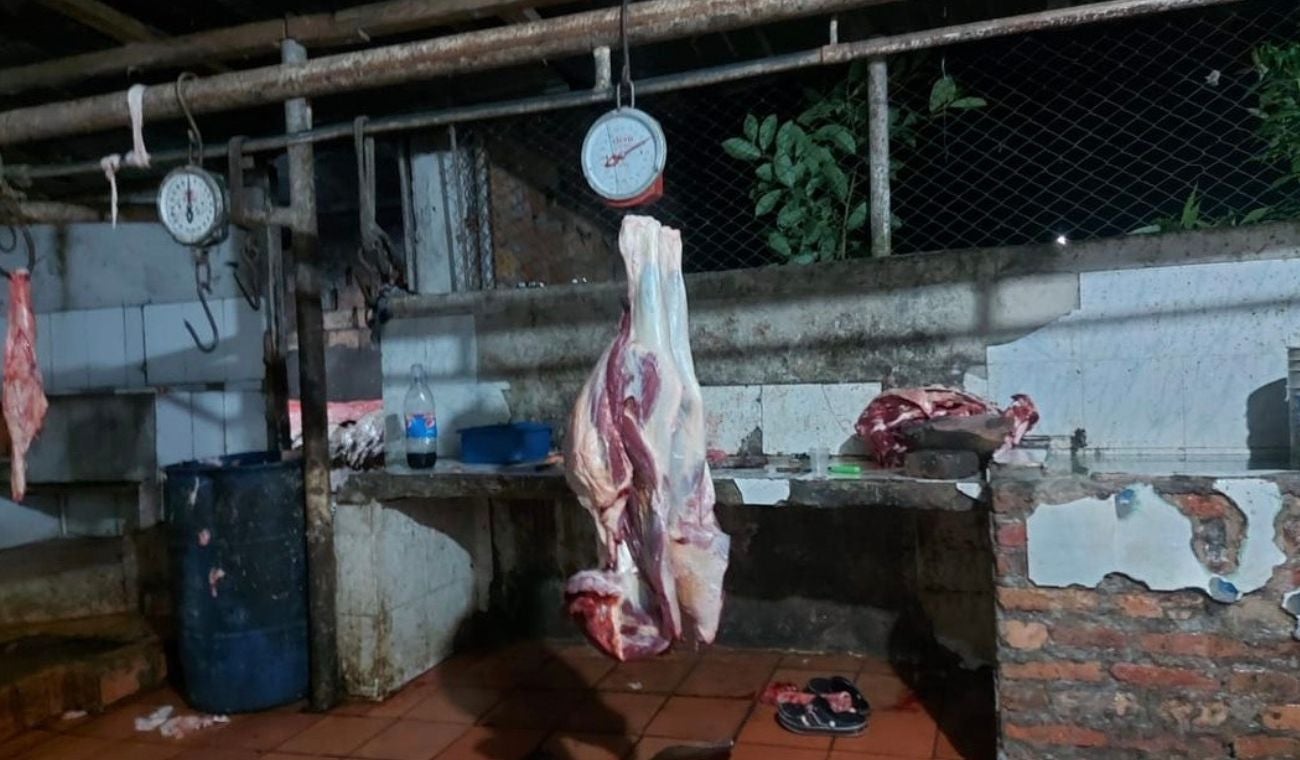 Matadero clandestino en Santander