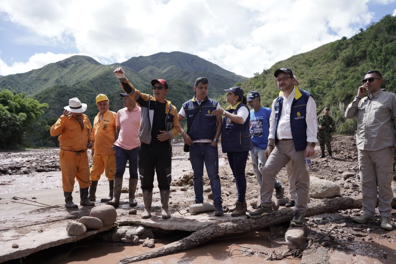 Tarrita zona rural de Ábrego afectada por avalancha