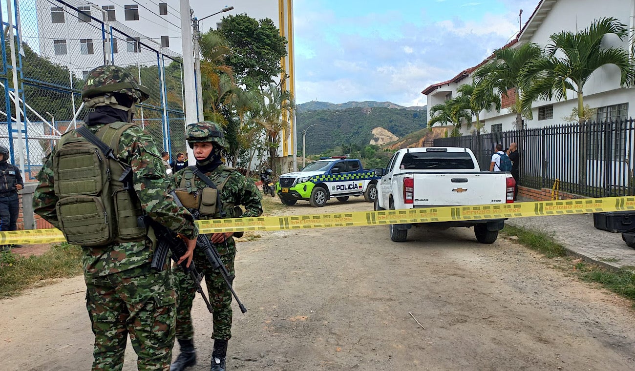 Artefacto explosivo en La Primavera