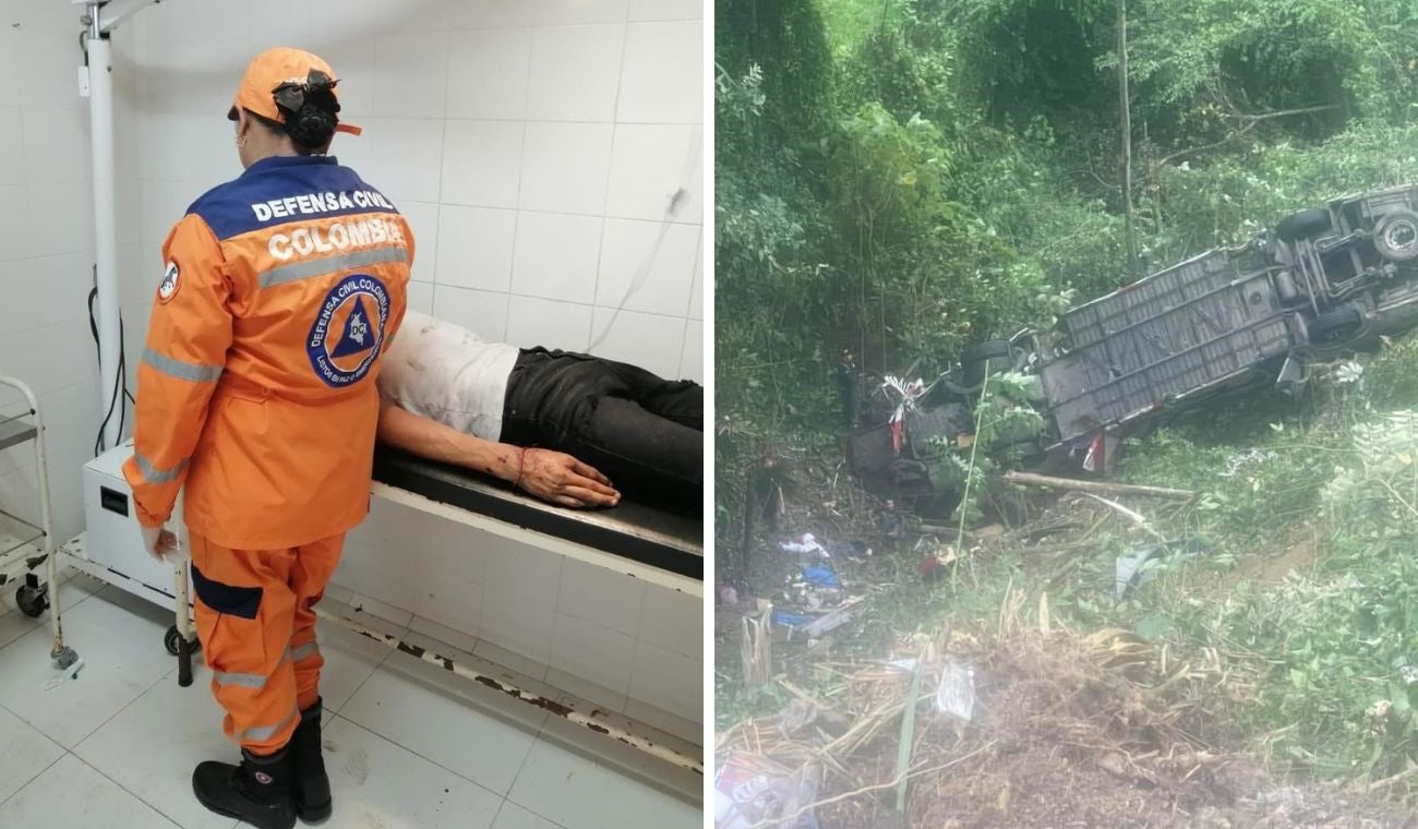 Accidente vía Bucaramanga-Costa Caribe