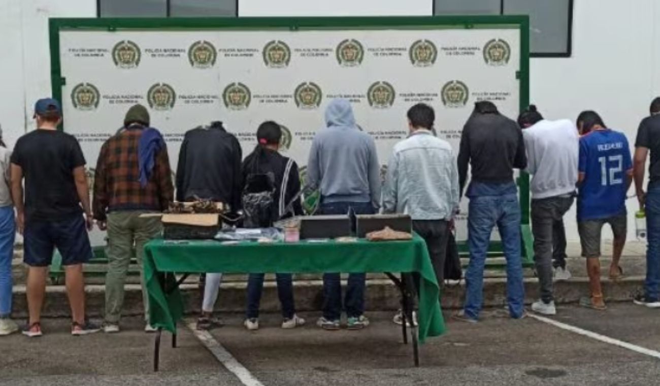 Once integrantes de la llamada 'Primera Línea' detenidos en Bucaramanga