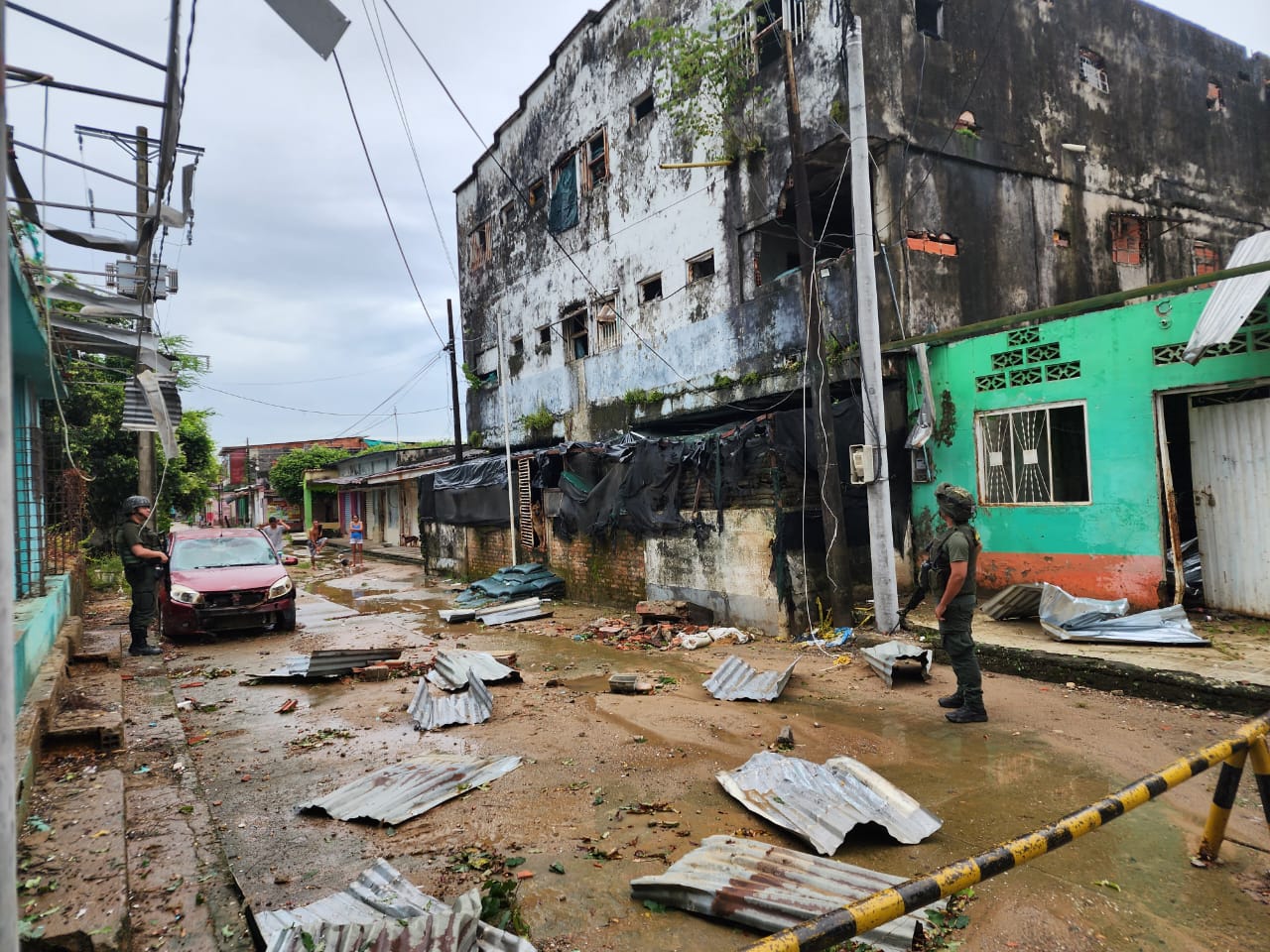 Subestación Policía en la Gabarra, Norte de Santander
