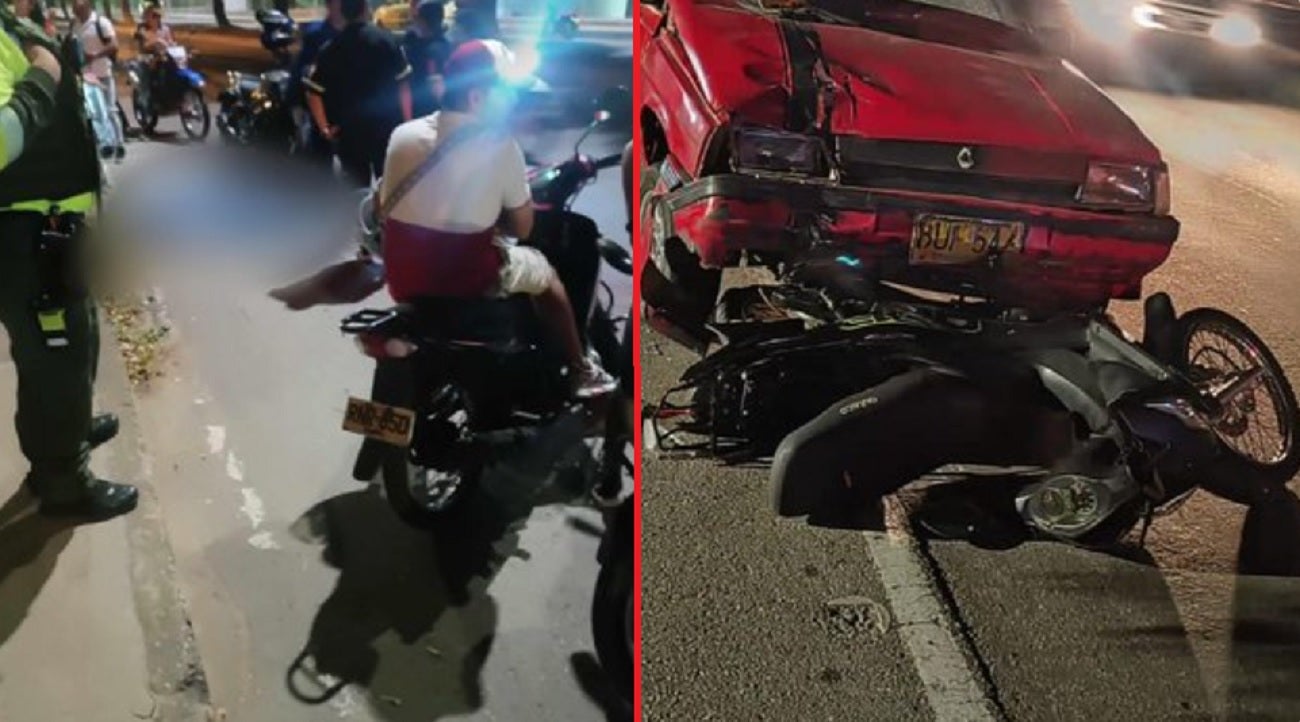 Sin documentación y alicorado iba el conductor del vehículo que causó el accidente.