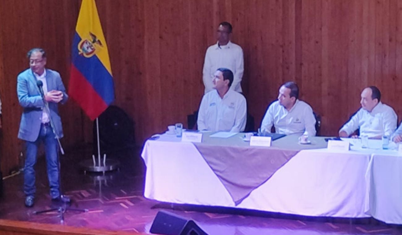 Gustavo Petro visita Bucaramanga como presidente por primera vez