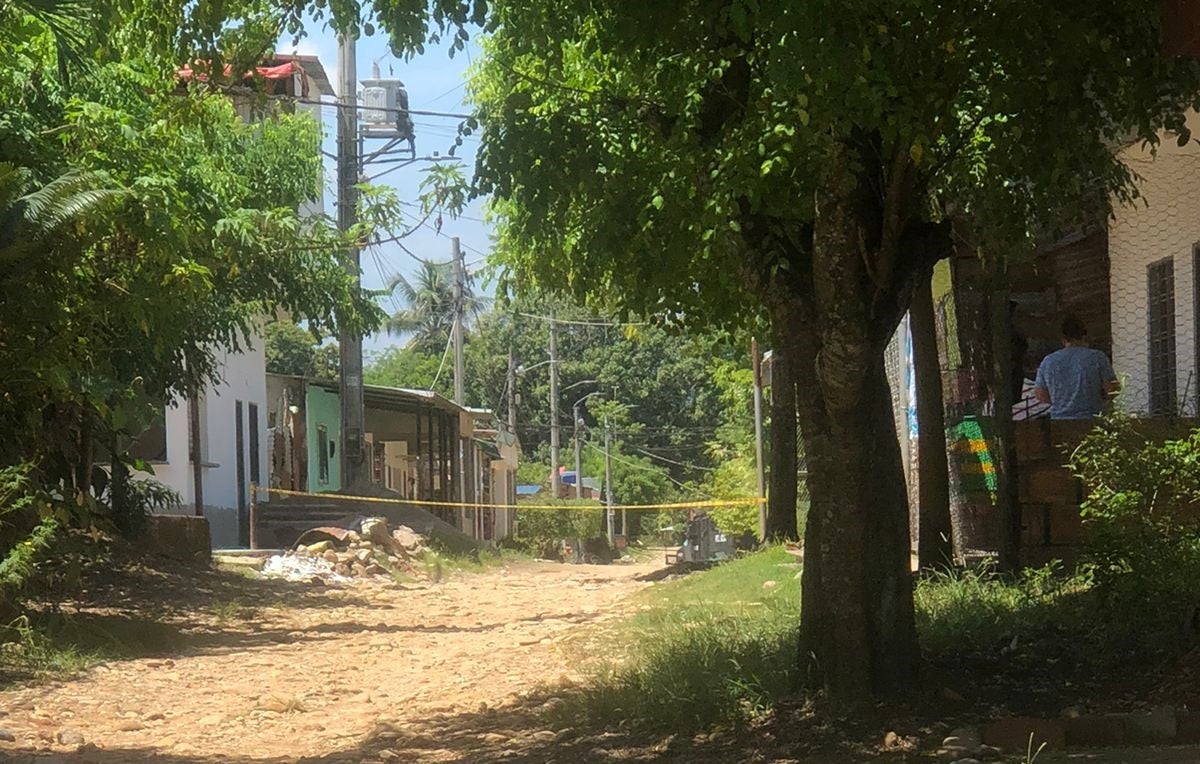 Instalación de explosivos en Tibú