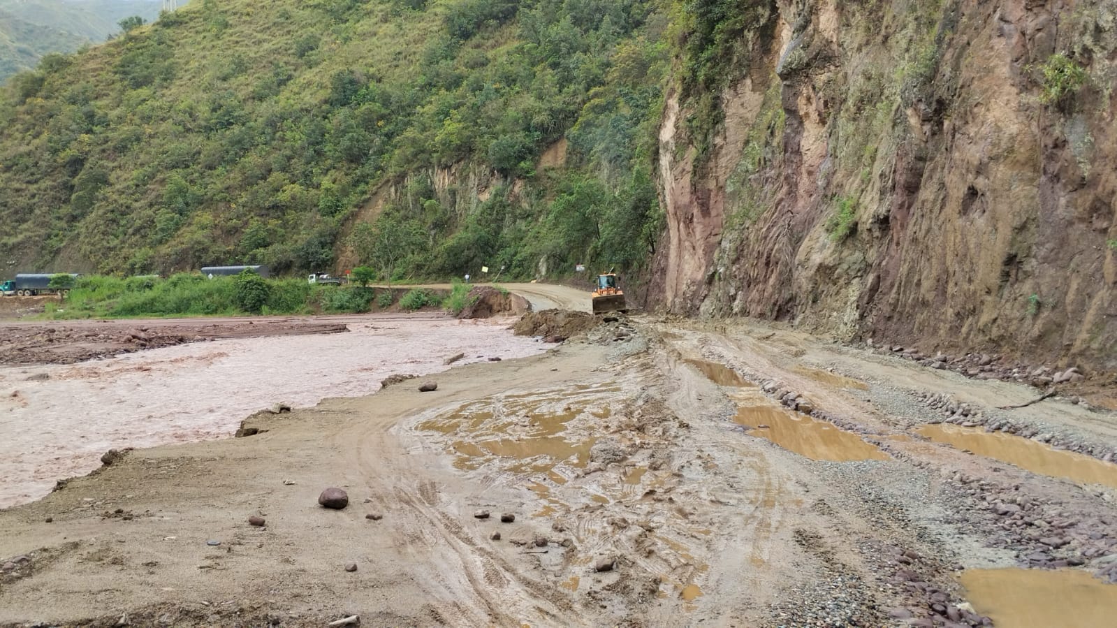 Afectación en la vía Cúcuta-Ocaña