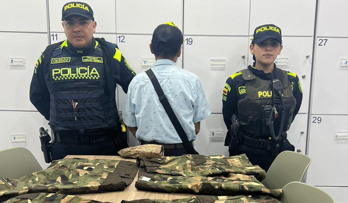 Captura hombre por hurto en Centro Comercial