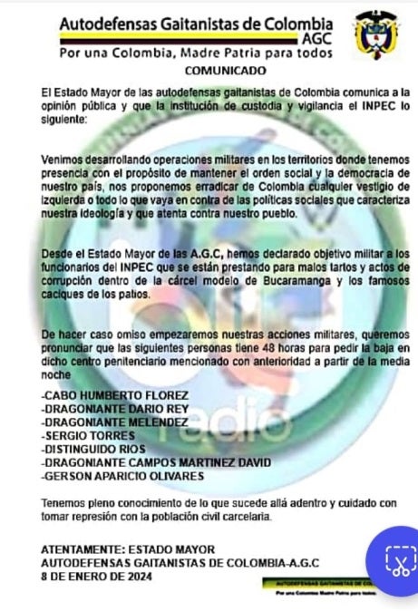 Cárcel Modelo Bucaramanga