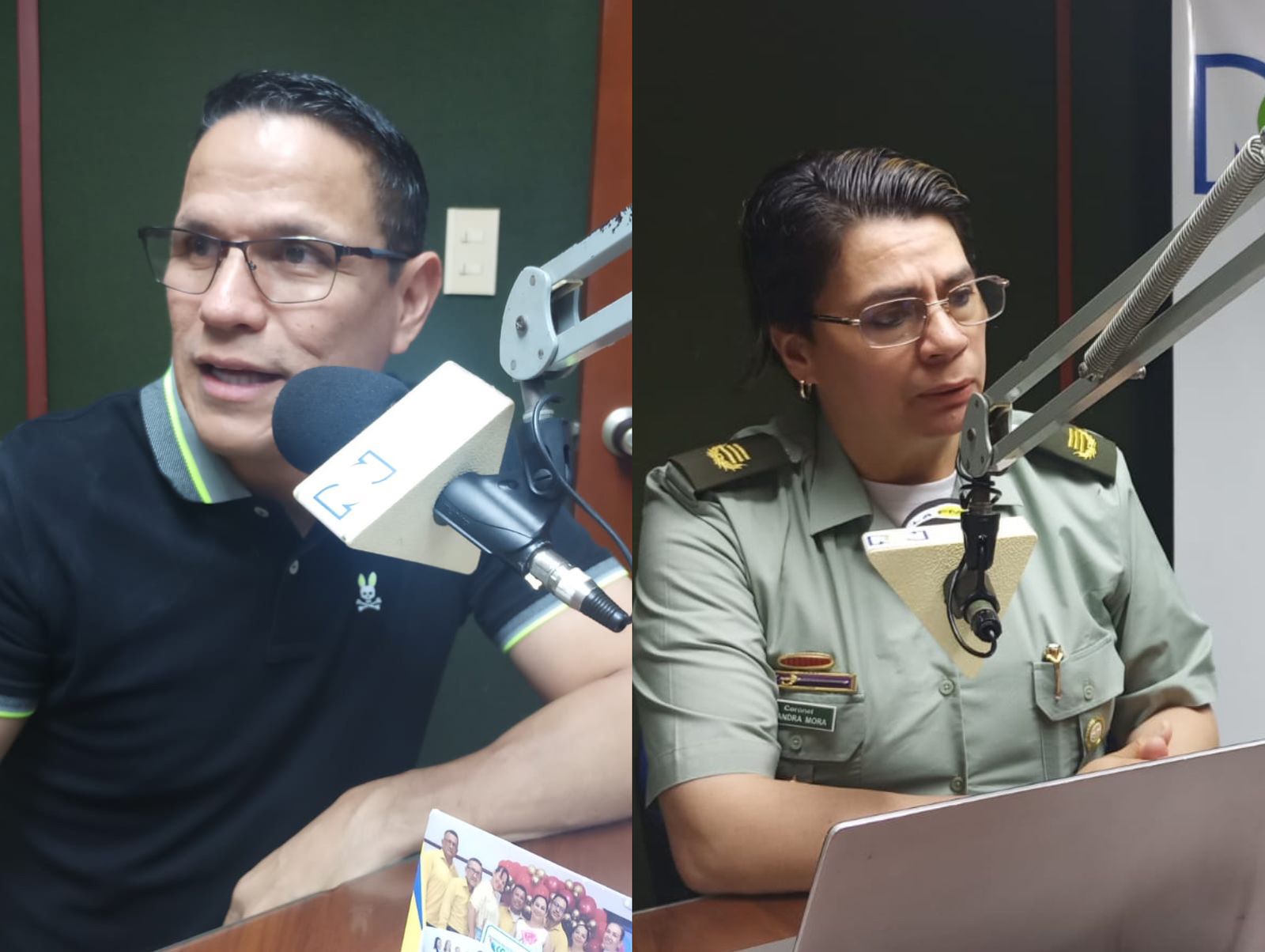 Alcalde de Cúcuta y Comandante de Policía Metropolitana de Cúcuta