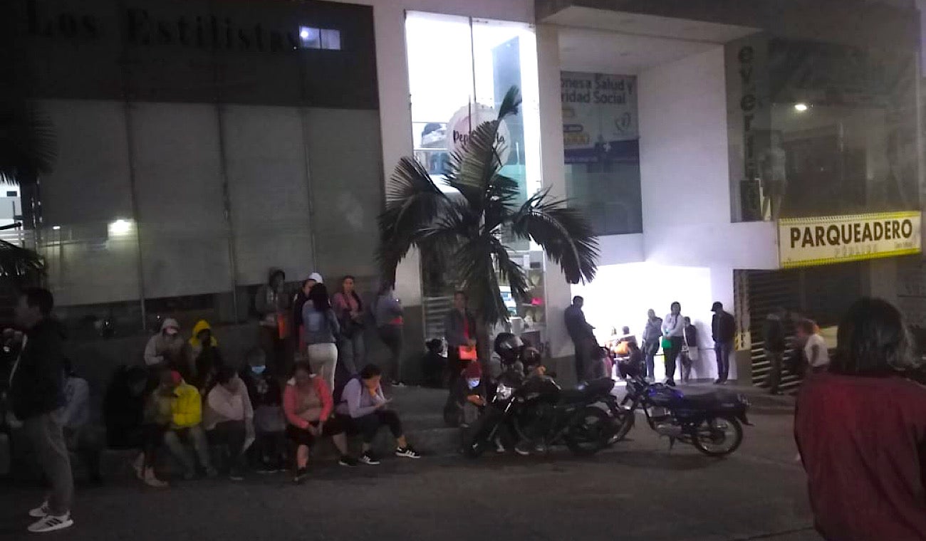 Filas de pacientes en EPS