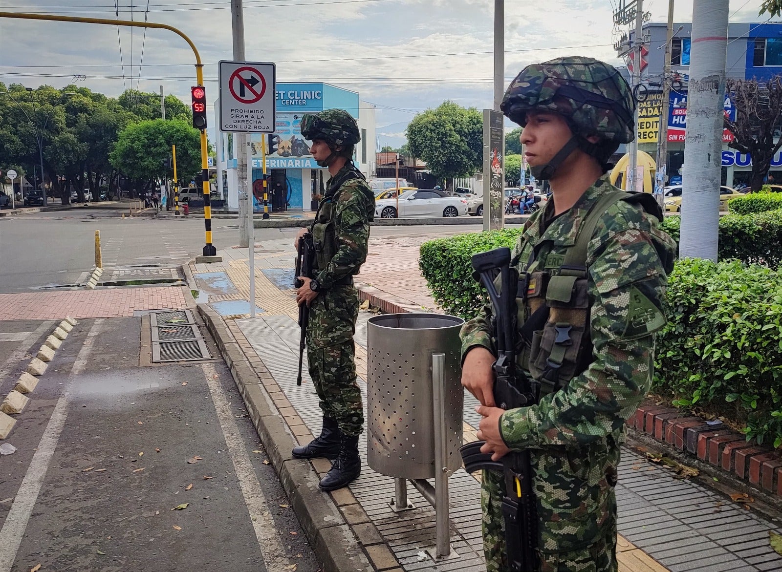 Refuerzo de militares en la ciudad de Cúcuta