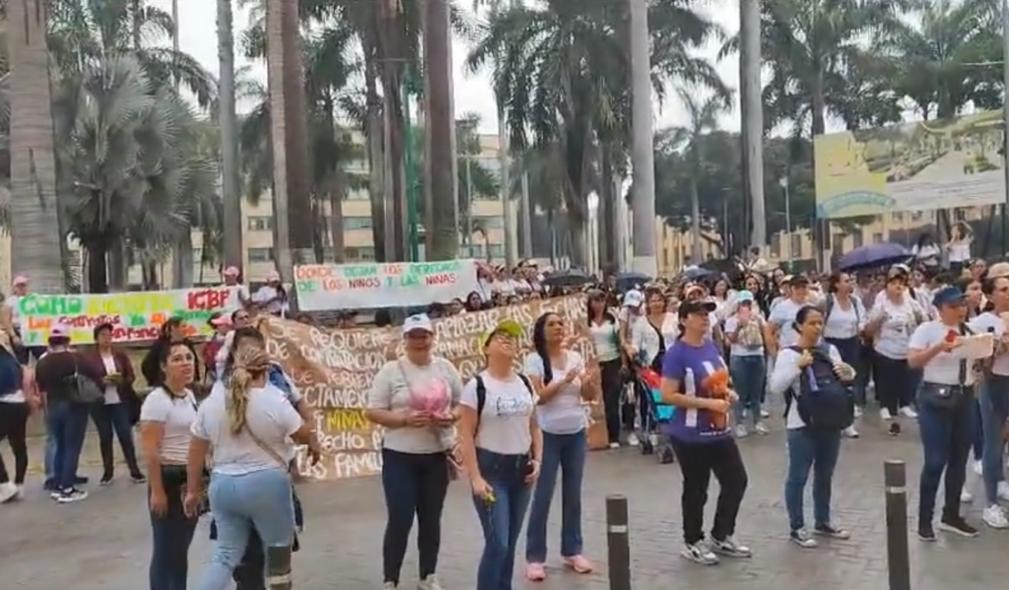Manifestaciones madres comunitarias.
