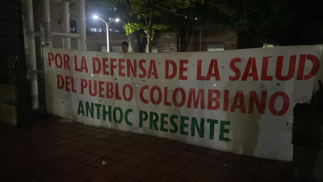 Protesta en el Hospital Erasmo Meoz en Cúcuta