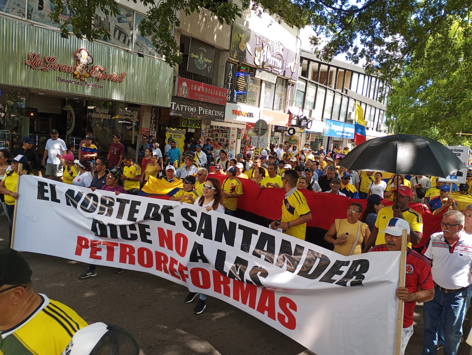 Marcha contra Petro en Cúcuta