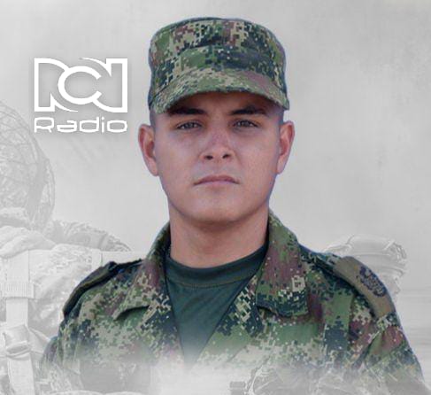 El soldado Profesional Sman Stiven Sanabria Guerrero