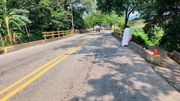 Accidente de transito en la vía Sardinata-El Zulia