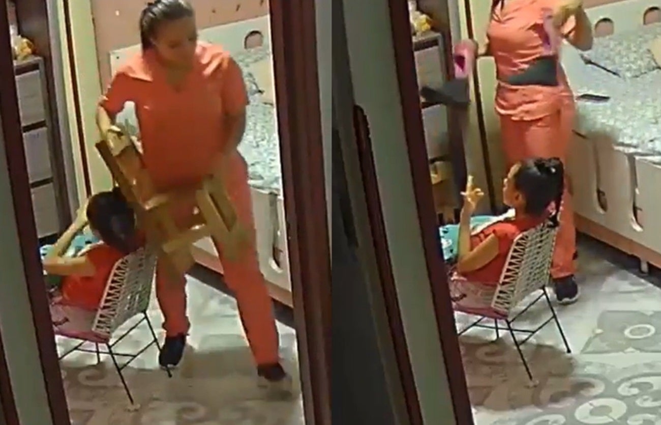 La niña sufre de discapacidad cognitiva.