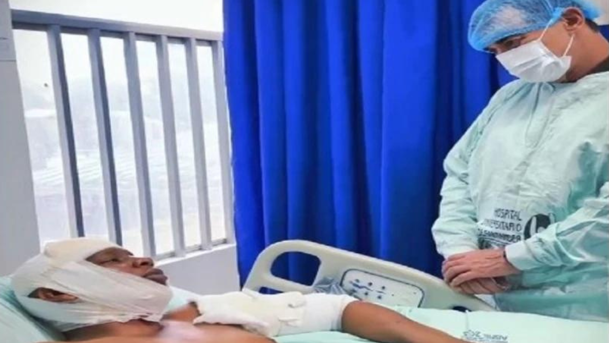 Patrullero se recupera en Bucaramanga tras caer en campo minado