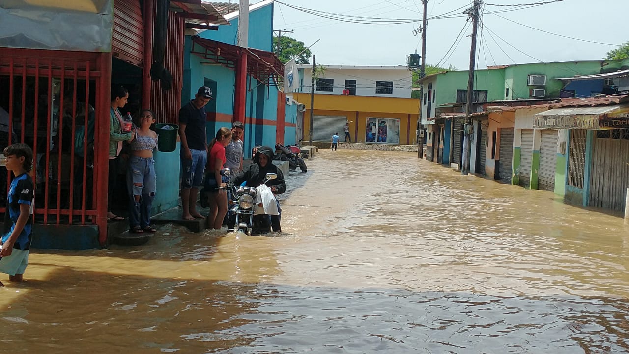Zonas afectadas por lluvias en La Gabarra