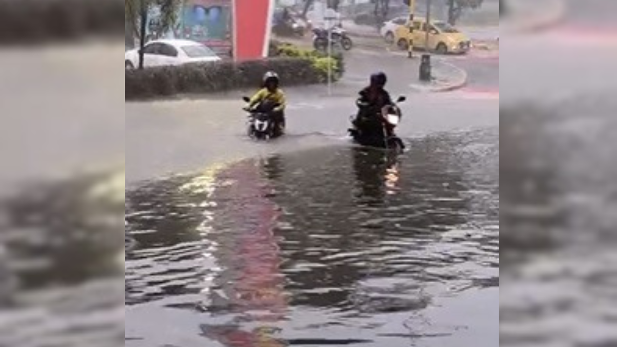 Fuertes lluvias en Bucaramanga