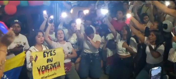 Velatón en Cúcuta de los venezolanos