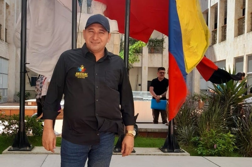 Olguín Mayorga presidente de la Asociación de víctimas del conflicto