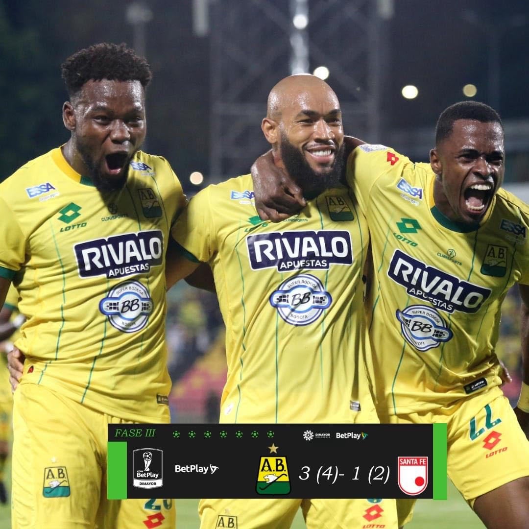 Bucaramanga venció 3-1 a Santa Fe y avanzó en la Copa Betplay