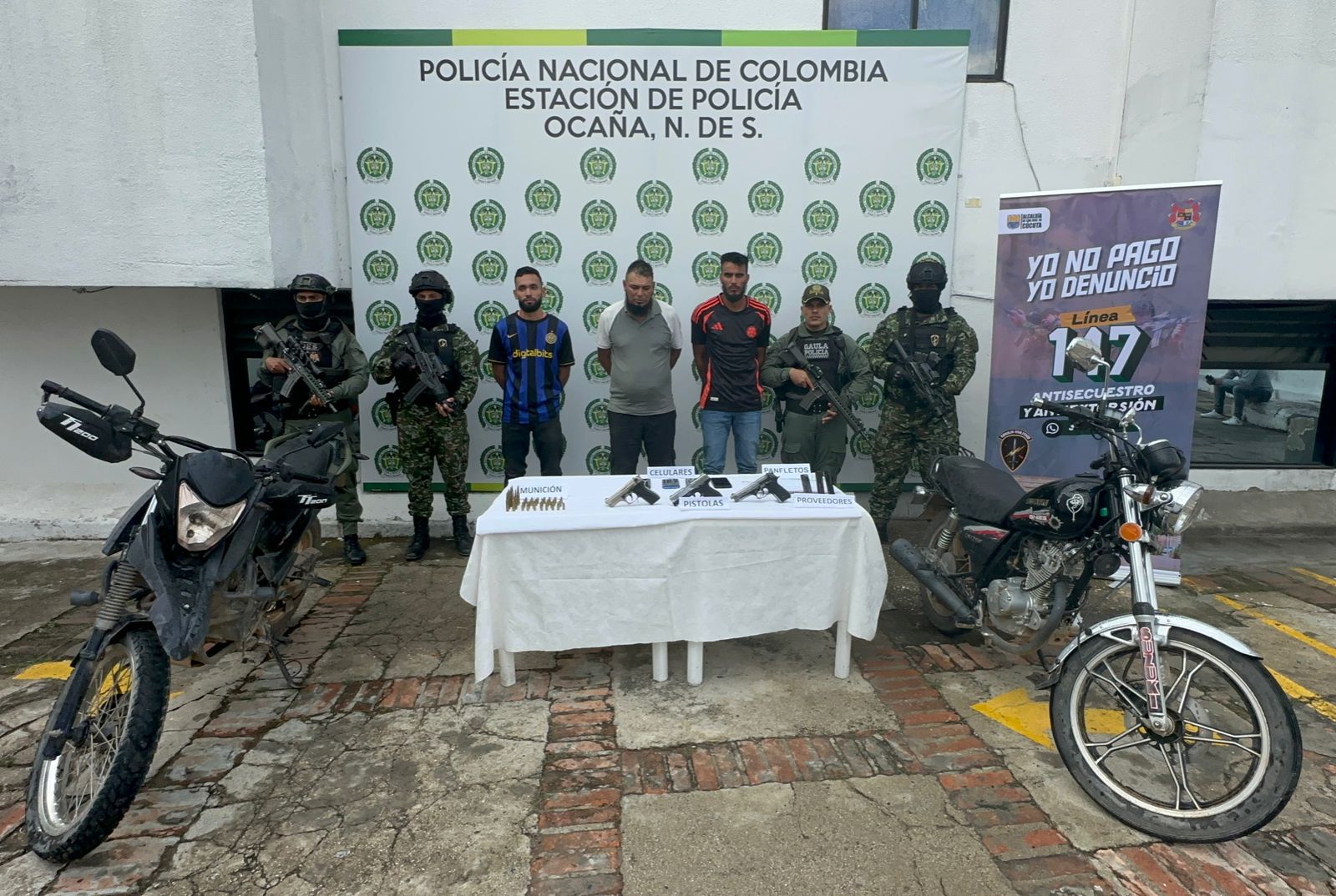 Capturan integrantes de disidencias de las FARC en Ocaña