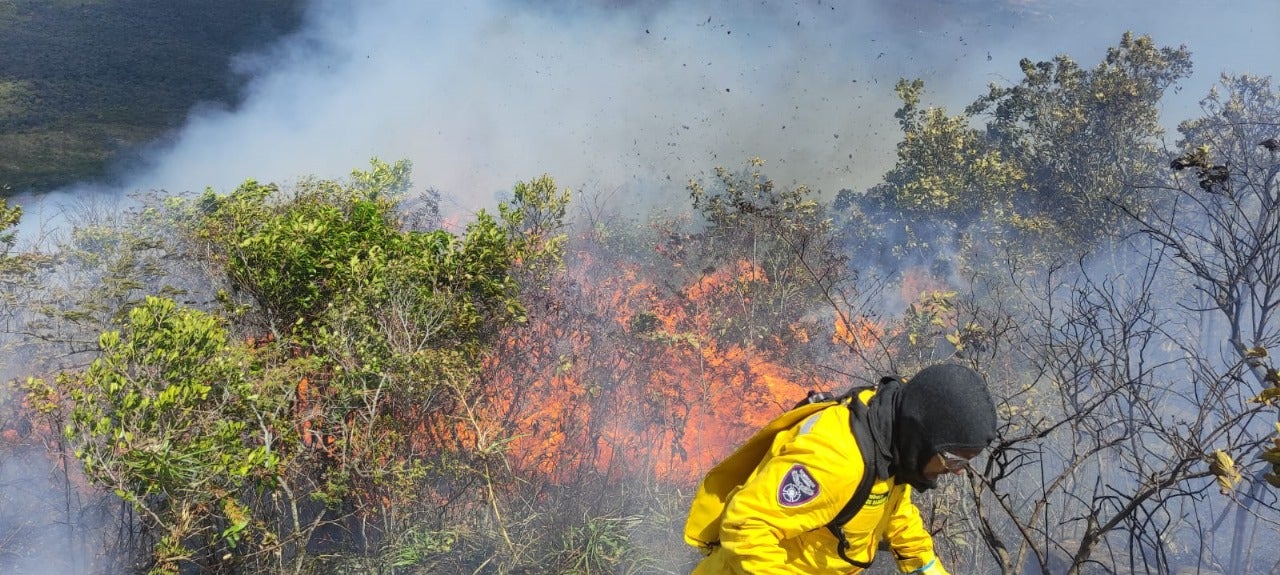 Incendio forestal en zona rural de Cúcuta