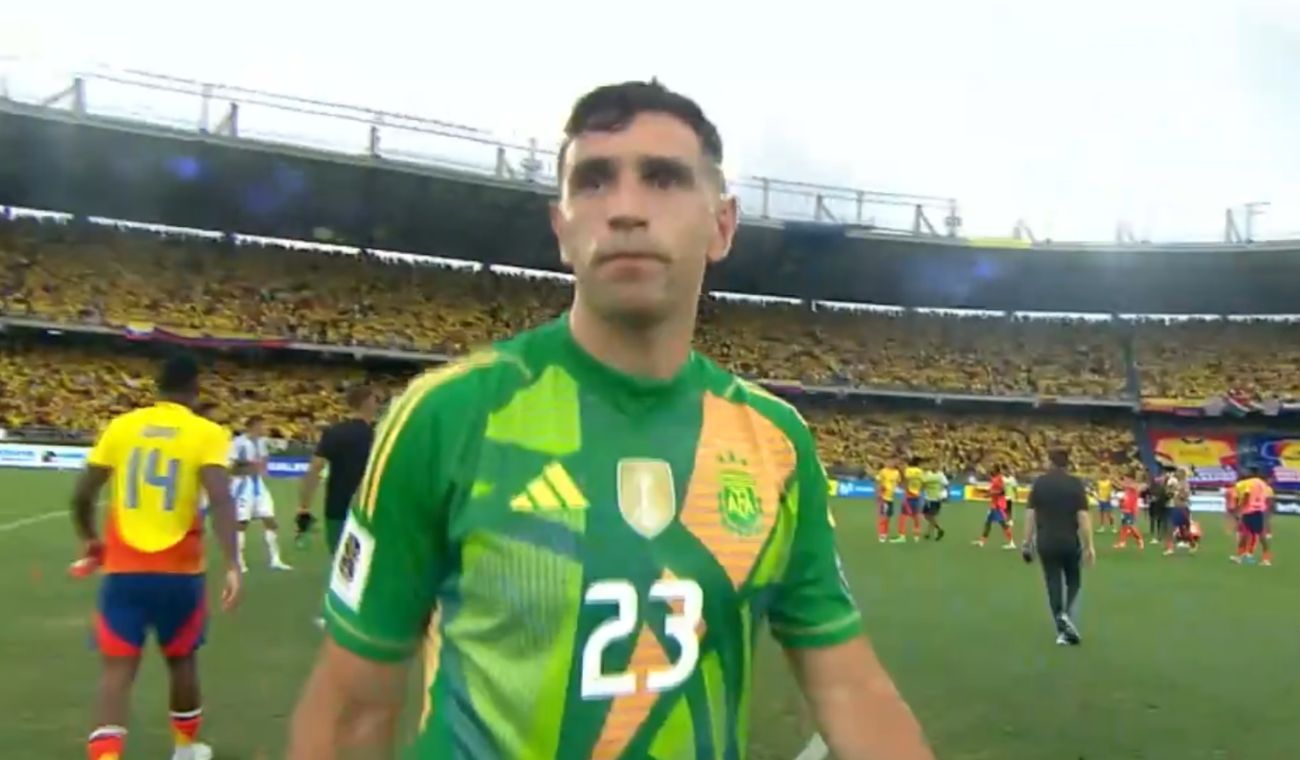 Dibu Martinez, arquero de la Selección Argentina