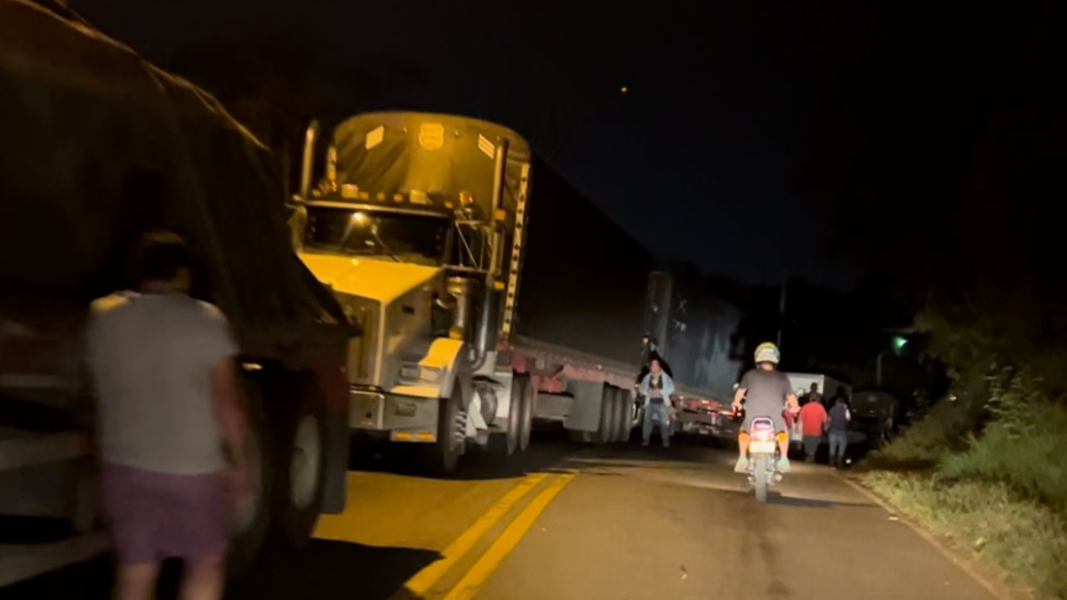 Paro transportadores en San Gil