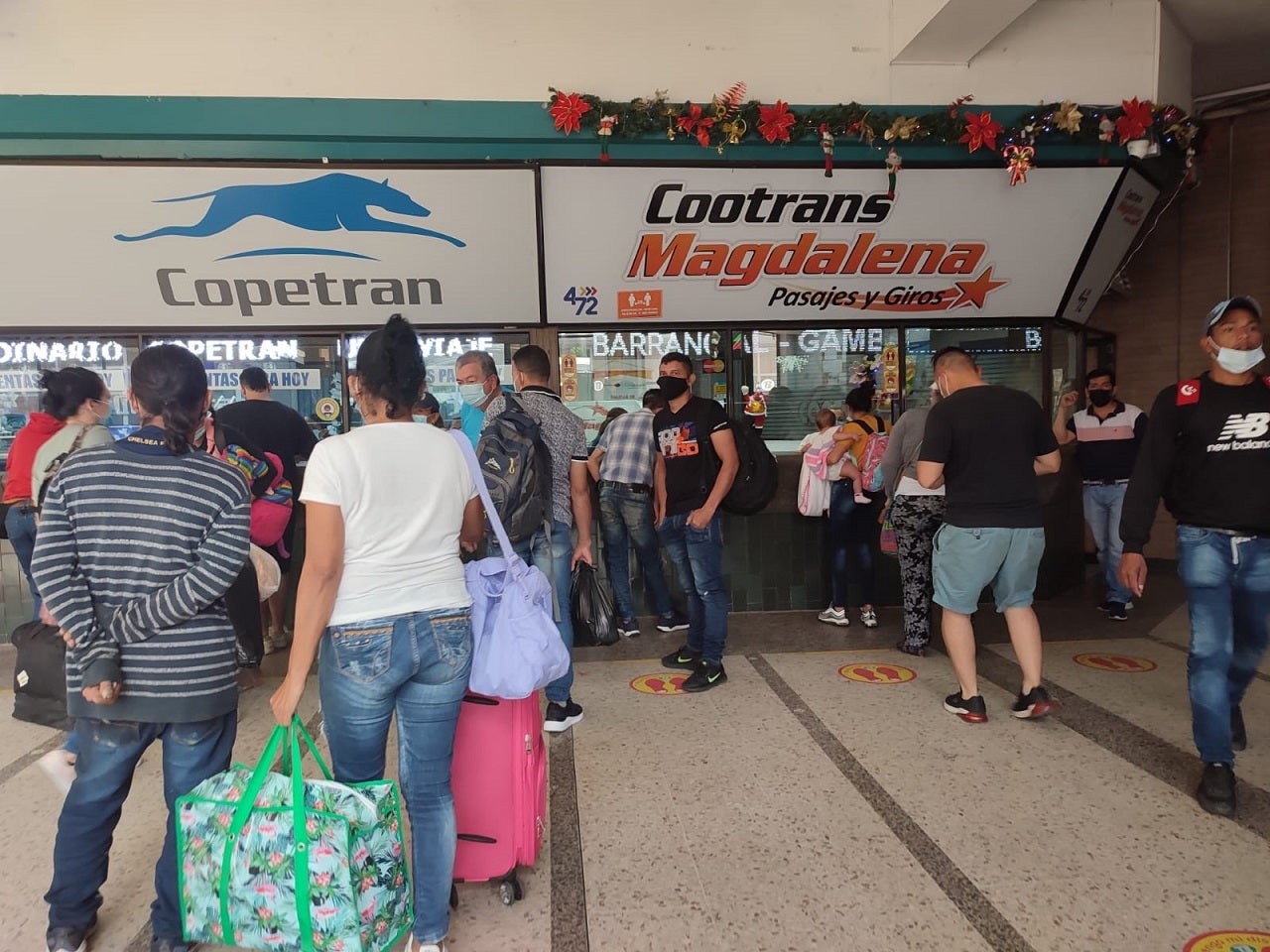 Diariamente se movilizan seis mil personas en promedio en la Terminal.