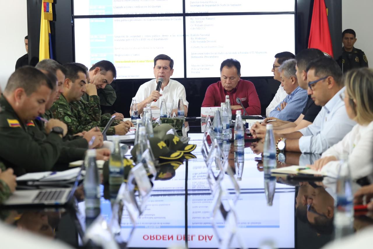 Consejo de seguridad realizado en Cúcuta