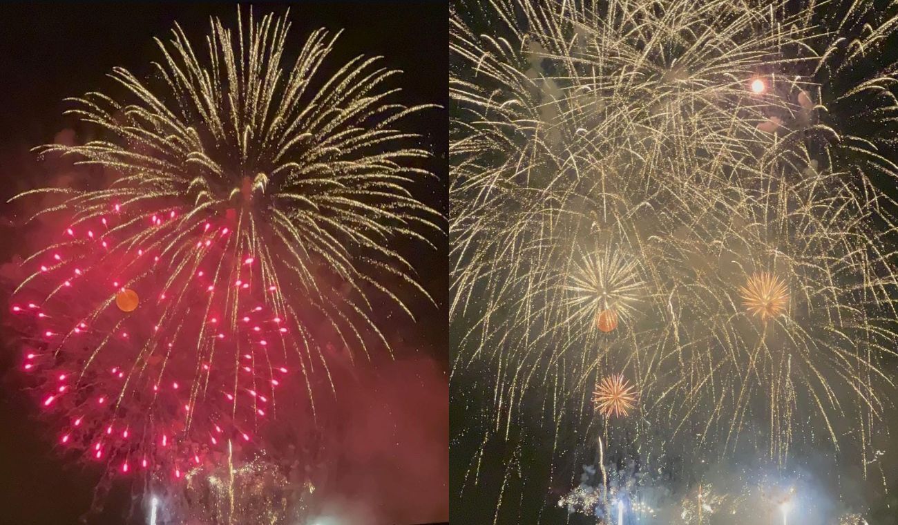 Espectáculo de fuegos artificiales de la compañía Mariposa en España