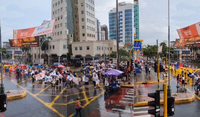 Marcha por la defensa del agua y el Páramo de Santurbán 2024