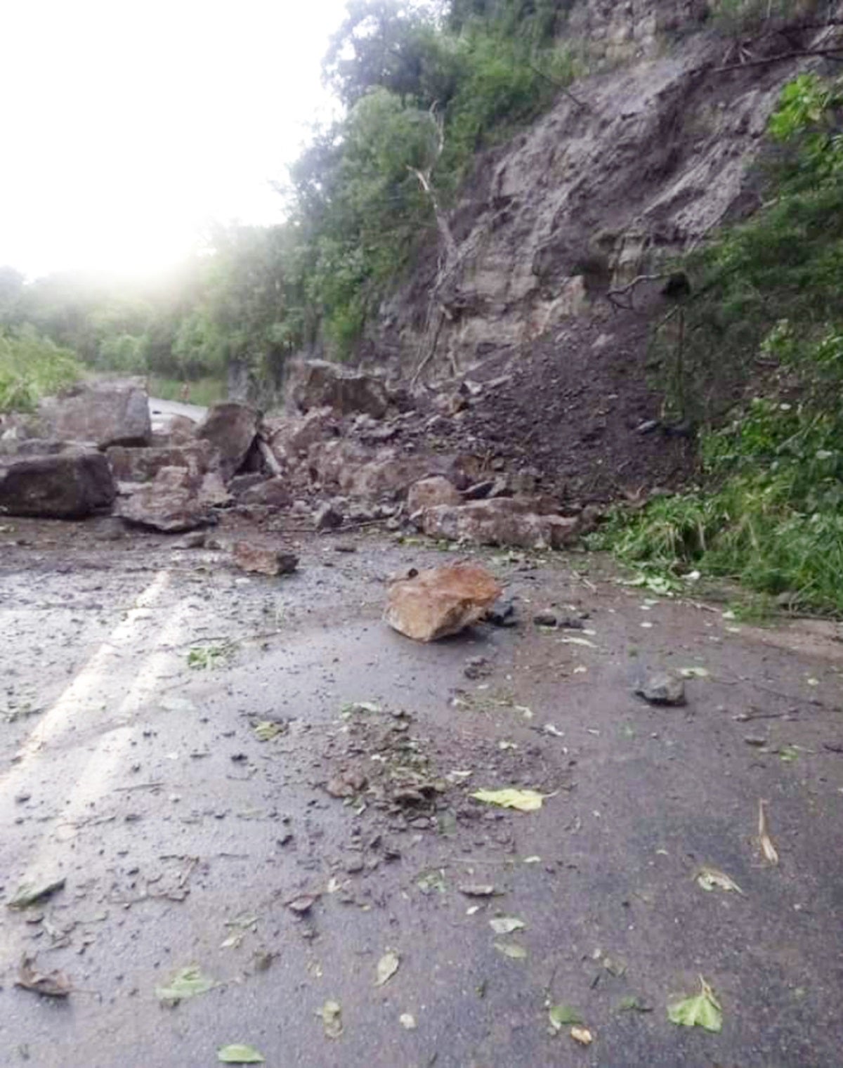 En la zona no ha parado de llover.