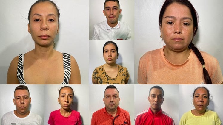 Capturados la banda de los Cabezones