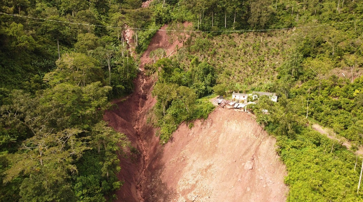 Aún se desconoce el número de familias afectadas con las lluvias.