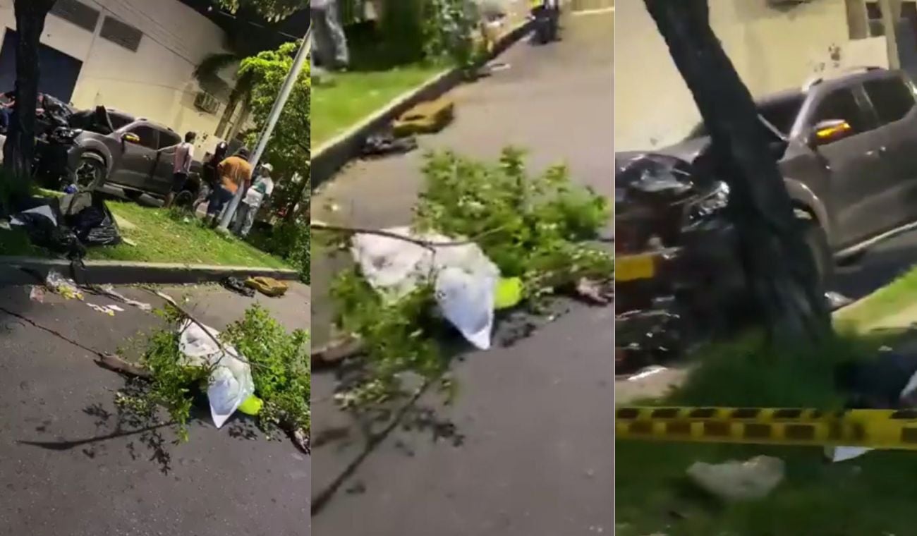 Dos jóvenes perdieron la vida al chocar contra una camioneta.