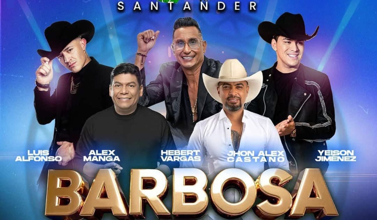Artistas del Mega Concierto en Barbosa (Santander)