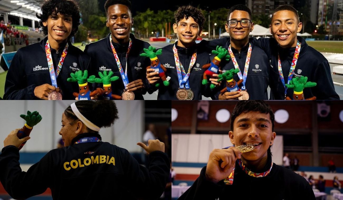 Deportistas escolares colombianos 2024
