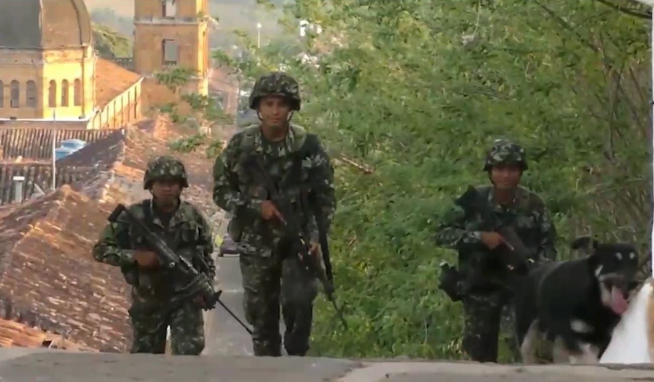 Ejército Nacional en los pueblos de Santander