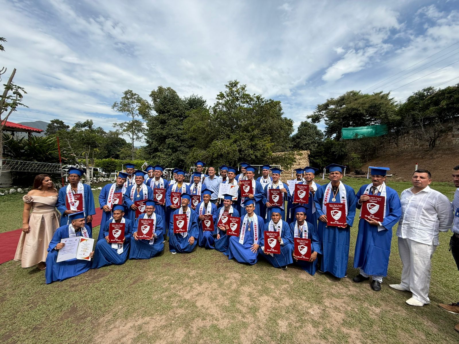 Grados de jóvenes que fueorn habitantes de calle en Cúcuta
