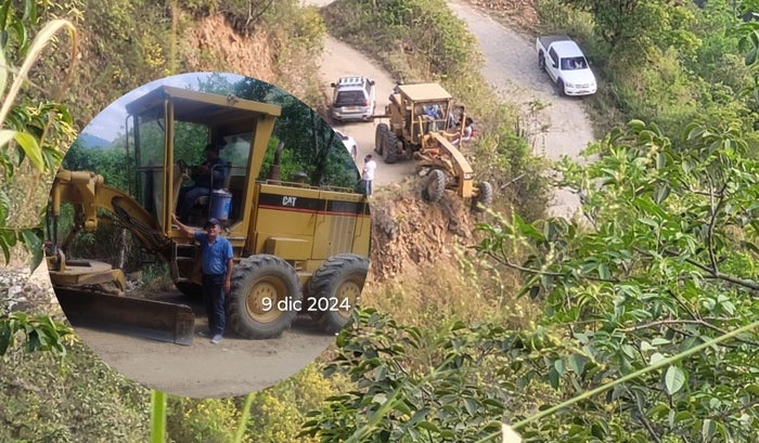 Hombre falleció en vía rural de Bucaramanga mientras trabajaba dentro de una motoniveladora