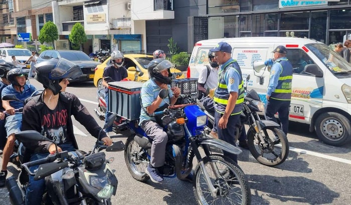 Jornada pedagógica de los agentes de tránsito de Bucaramanga